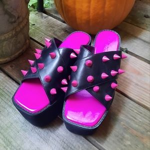 Widow Studded Platform Sandals